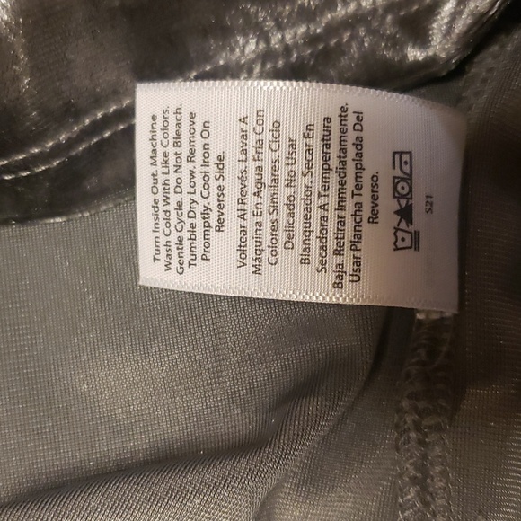 Wonder Nation Gray Velour Dress - Picture 5 of 7